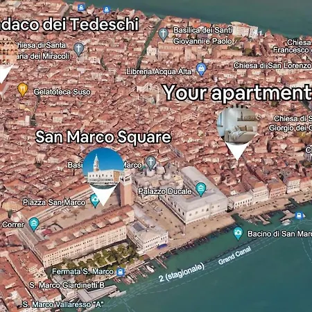 2 Min Da Piazza San Marco L-home * ונציה